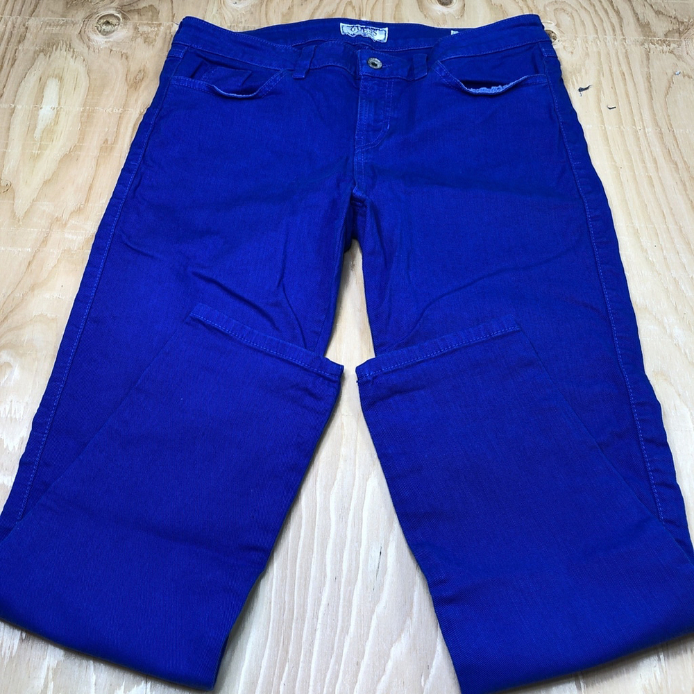 Size 32 X 28.5 Guess Women’s Denim Jeans Brittney Skinny Blue MX